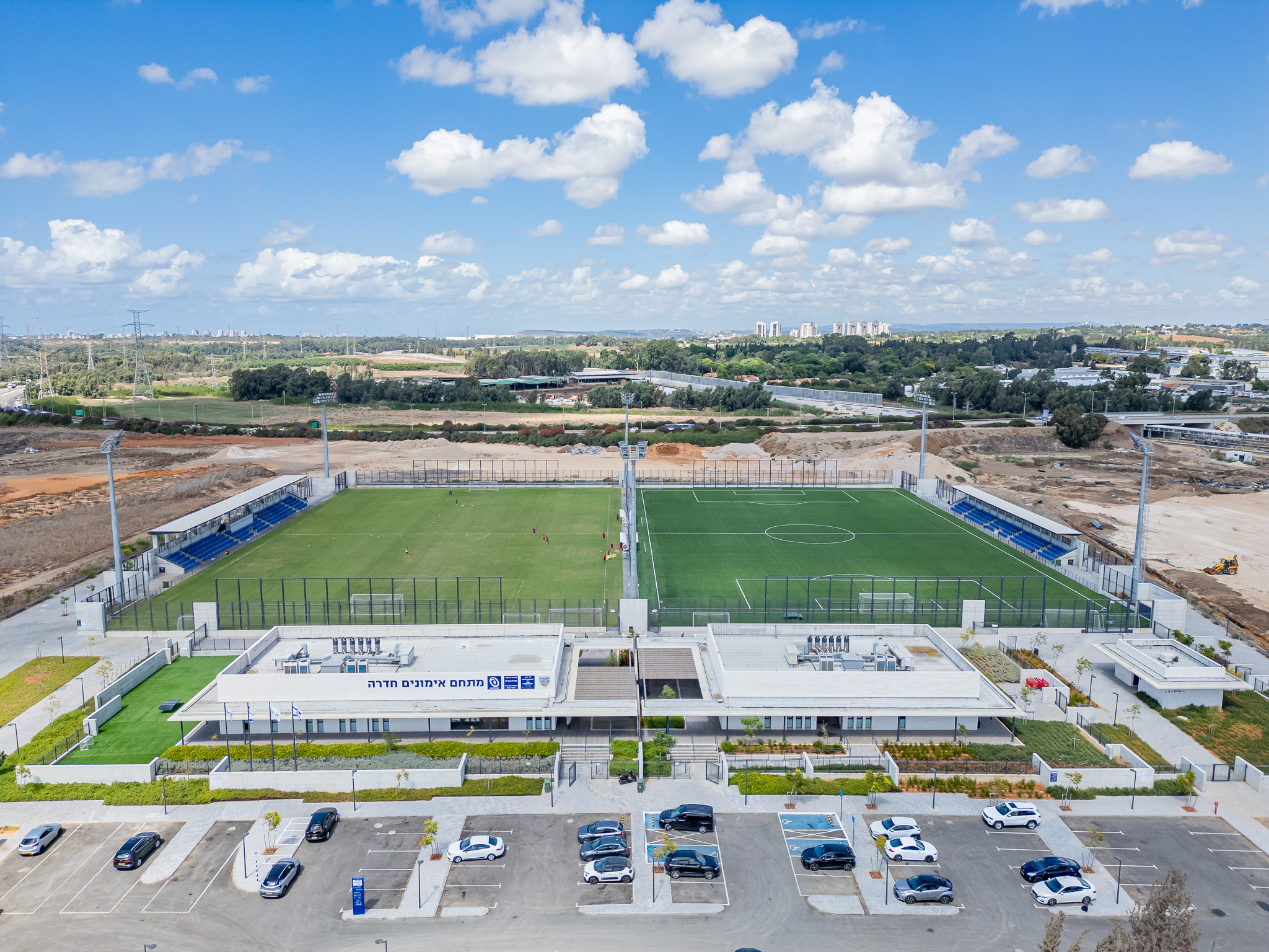 Hadera Training Complex - aerial view